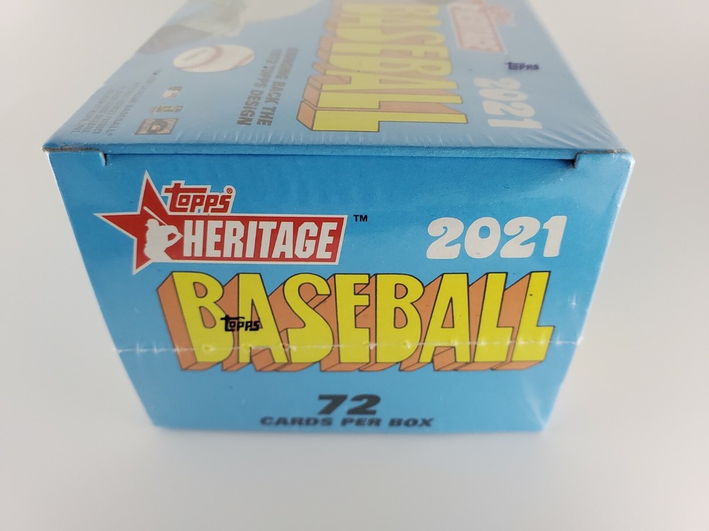 2021 Topps Heritage Factory Sealed Blaster Box (Value Box)