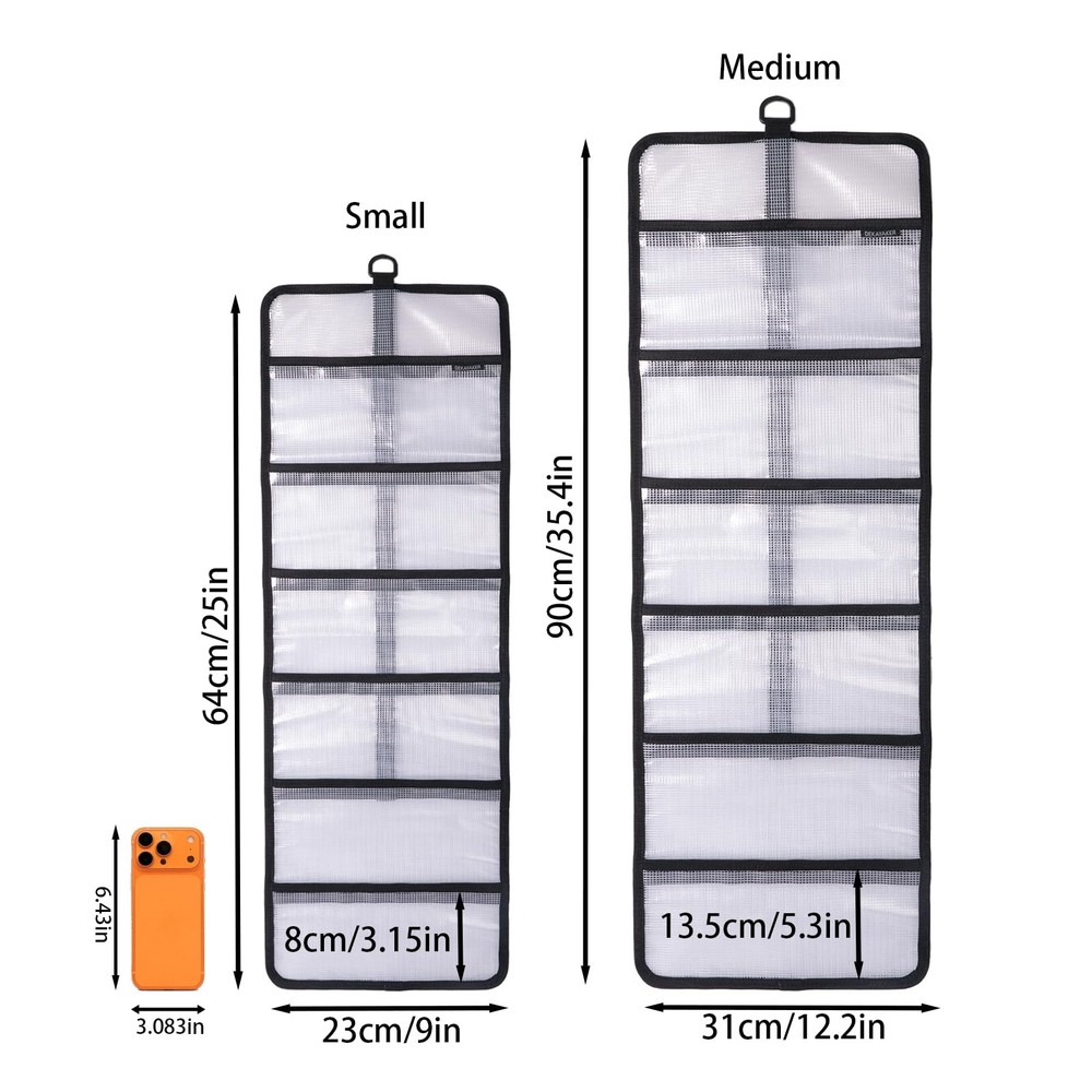 Large Tool Roll Bag, 6-Pocket Expanded Organizer for Longer Tools & Gear | 35...