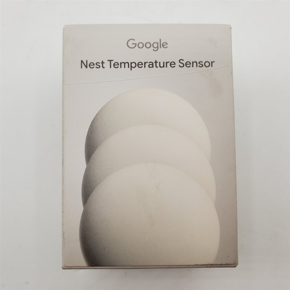 Google Nest Temperature Sensor 2nd Gen 3 Pack Room Comfort Sensor w/ Scheduling