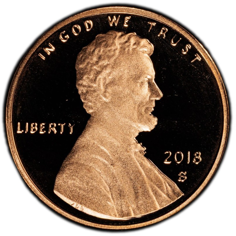2018-S Proof Lincoln Shield Cent 1C