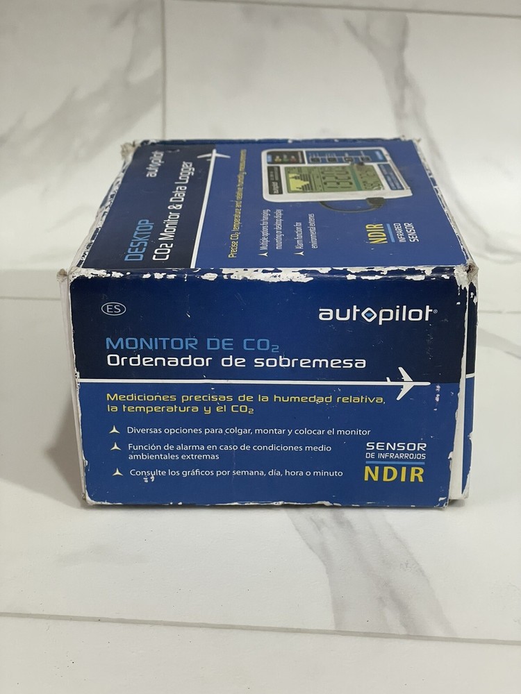 Autopilot Desktop CO2 Monitor, Memory & Logger - Work Great - Used