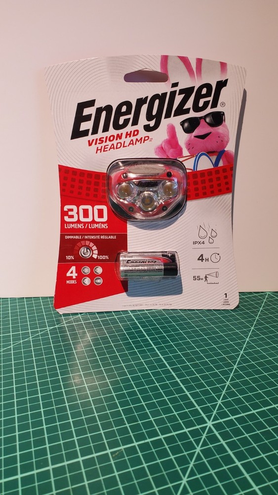 Energizer Vision HD 300lm LED Headlight - ‎HDB32E