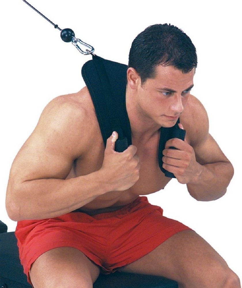 Ab Crunch Harness Cable Attachment Exercise Machine Gym Black