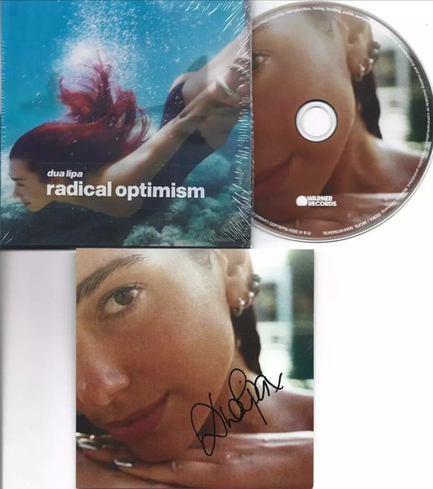 Dua Lipa - Radical Optimism CD - Lenticular Cover - SIGNED Insert