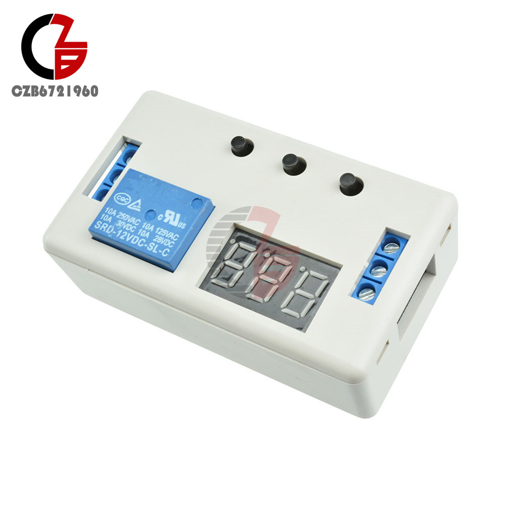 Digital 12V LED Display Home Automation Delay Timer Control Switch Relay Module