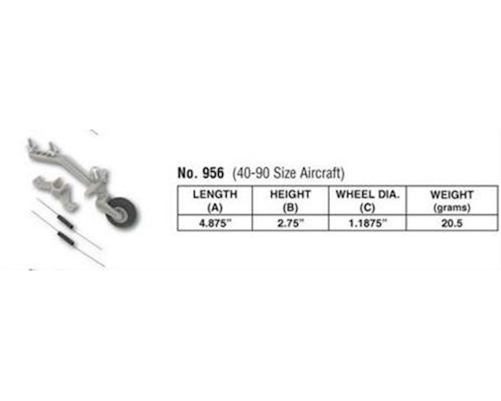 DuBro Semi-Scale Tailwheel System: 40-90 [DUB956]