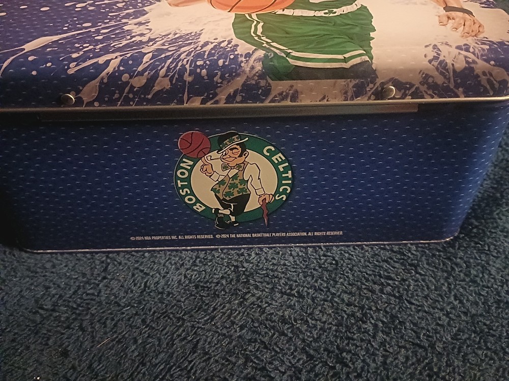 Tatum Blue Lunch Box Prizm Pre Owned No Cards