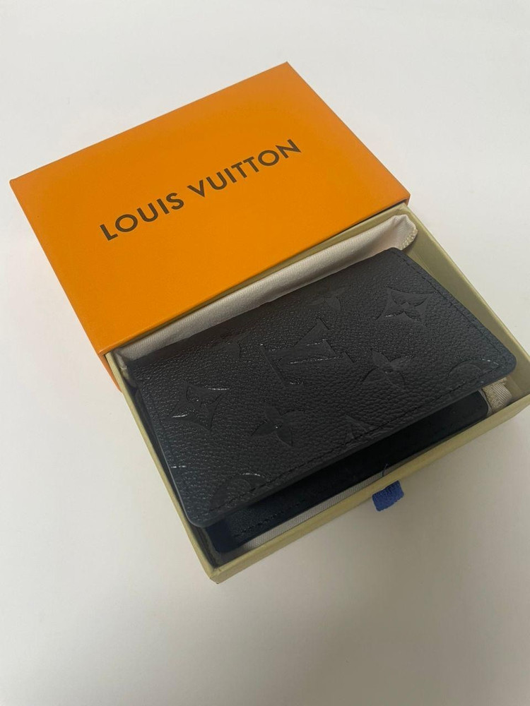 Louis Vuitton Pocket Organizer black Monogram Shadow
