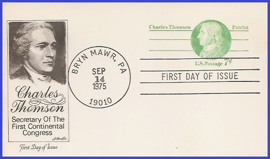 USA5 #UY25 U/A ARTMASTER FDC   Charles Thomson
