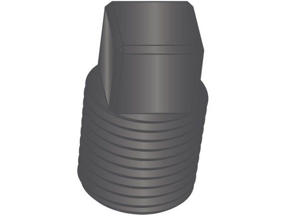 Plug, Pipe 1 SQ HD SAE J531 LC PL (2 Pieces)