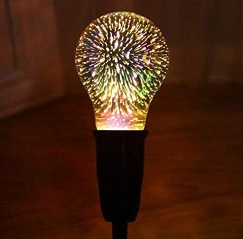 3D Firework Infinity LED Light E26 Multicolor Bulb Ships from US: A19