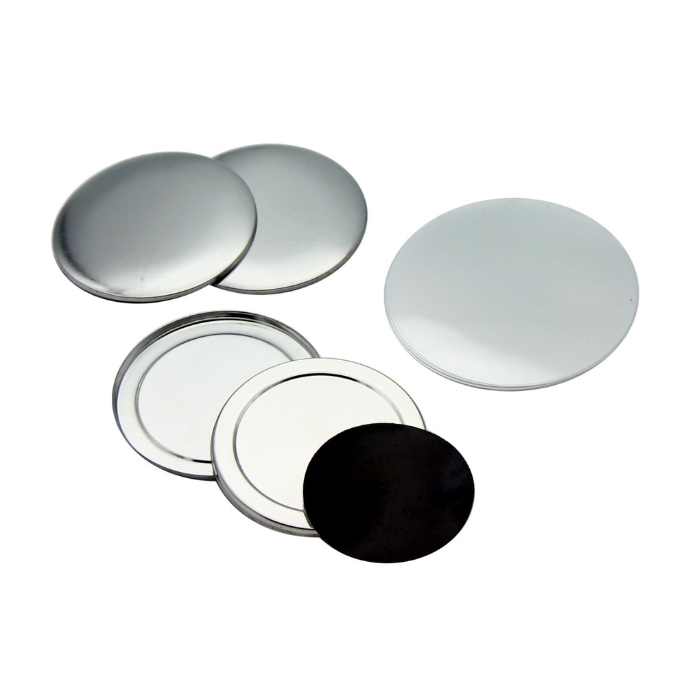 ChiButtons 75mm Rubber Magnet Button Parts [Metric System] (100 Sets)