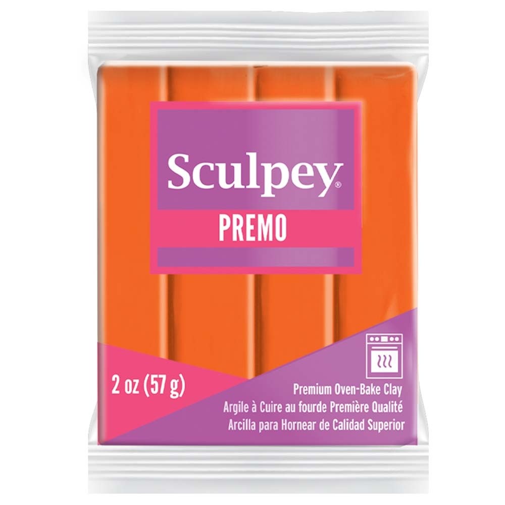 Premo Sculpey Polymer Clay 2oz Orange
