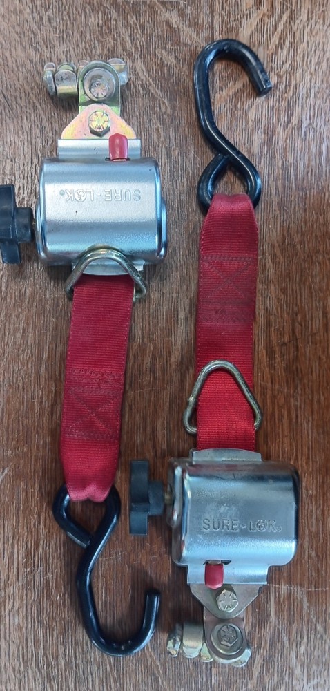 2 New Sure-Lok Wheelchair Retractor