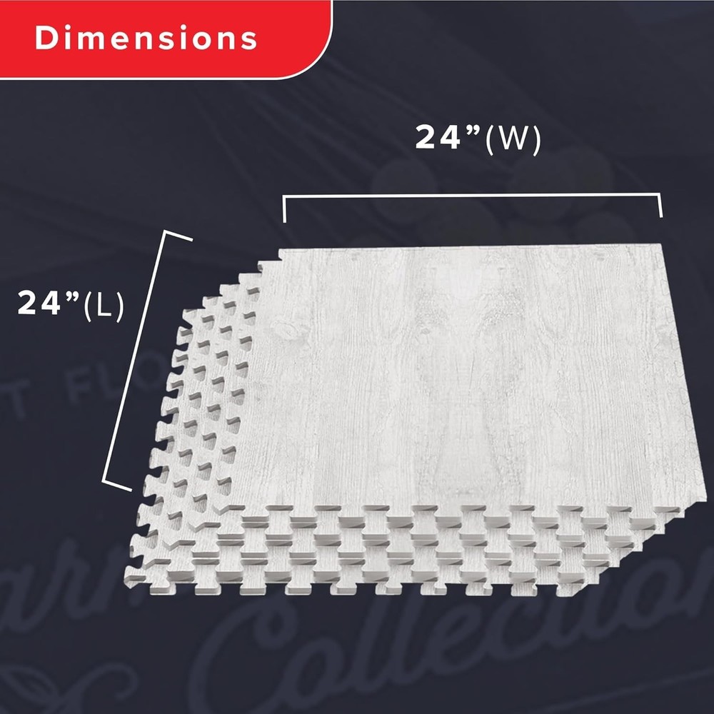 Printed Foam Floor Mats – Safe, Durable, Multi-Purpose Flooring (24 ft²)