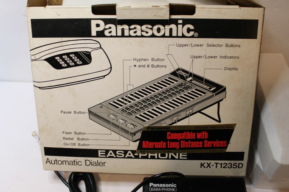Panasonic KX-T1235D EASA-PHONE 60-Stations Automatic Dialer Complete WORKS