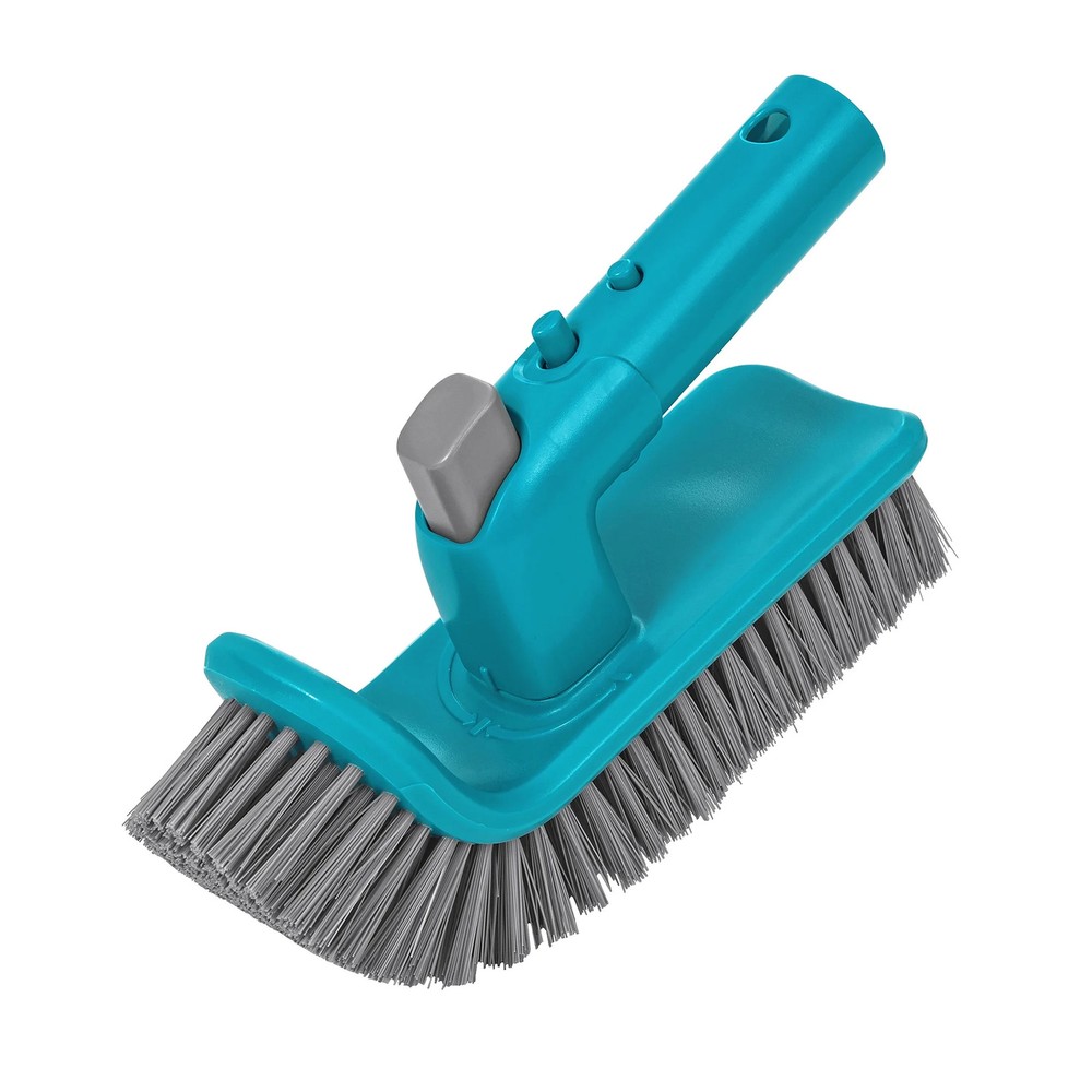 Bluescape Rotatable Step & Corner Pool Brush Head for Efficient Cleaning in Teal