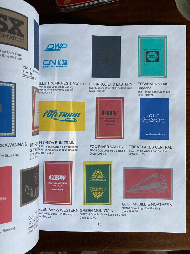 2023 Railroad Playing Cards Book