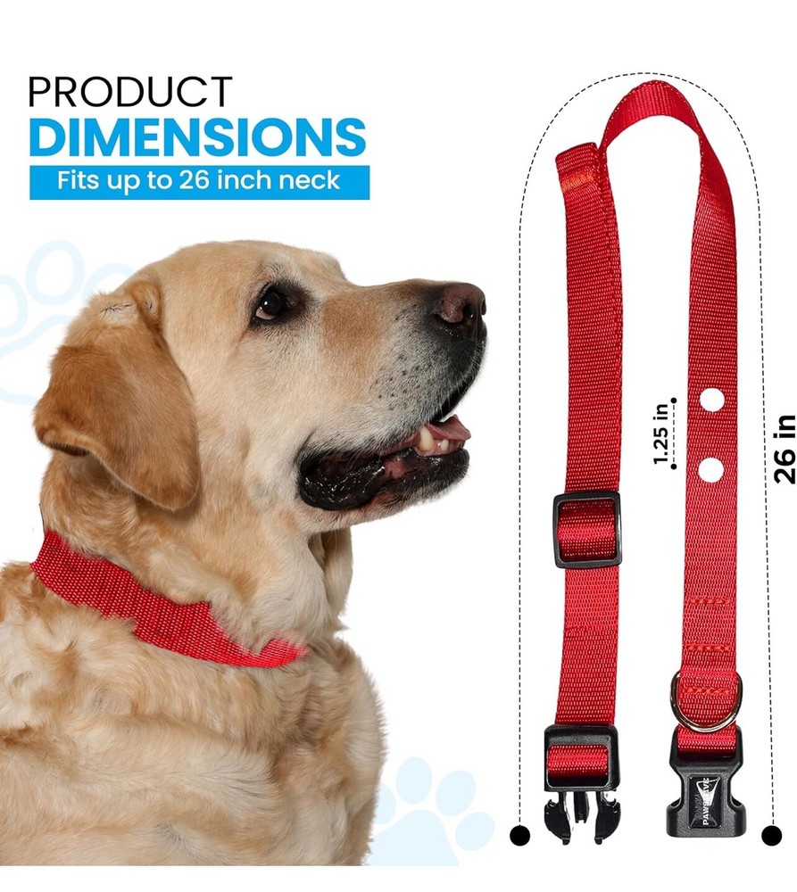 Nylon E Collar Replacement Strap - Shock Collar Replacement Collar Pink