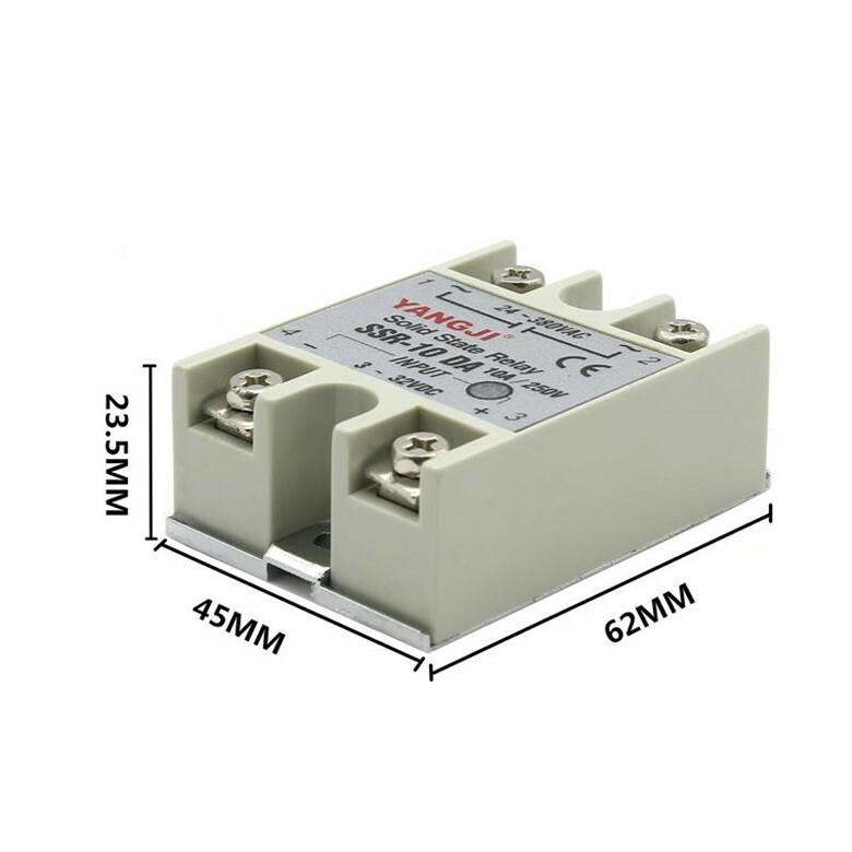 Single-phase solid state relay AC-AC AC control AC SSR-60AA 380VAC 60A