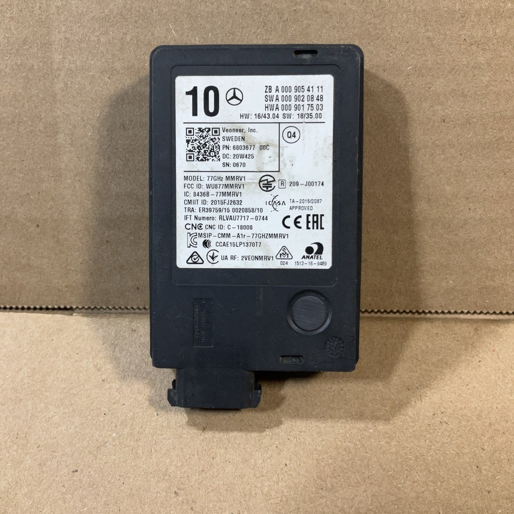 Mercedes C Class Blind Spot Radar Sensor A0009051912