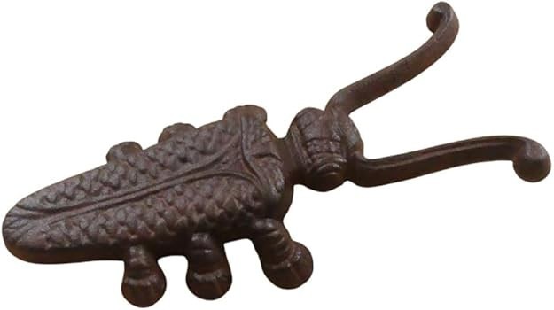 Cast Iron Bug Beetle Figural Boot Jack Tool  Shoe Horn Bootjack Farm Mud Room