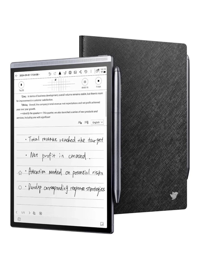 iFLYTEK AINOTE Air 2 Bundle – 8.2" E Ink AI Note-taking Tablet with Stylus