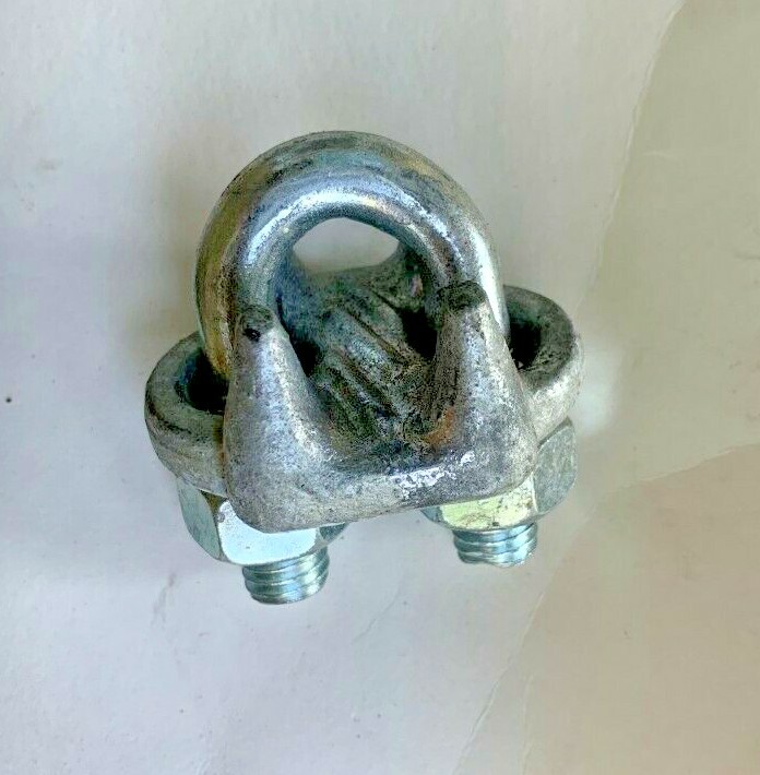 Marine Galvanized Drop Forged Wire Rope Clip Cable Clamp (40 PACK)