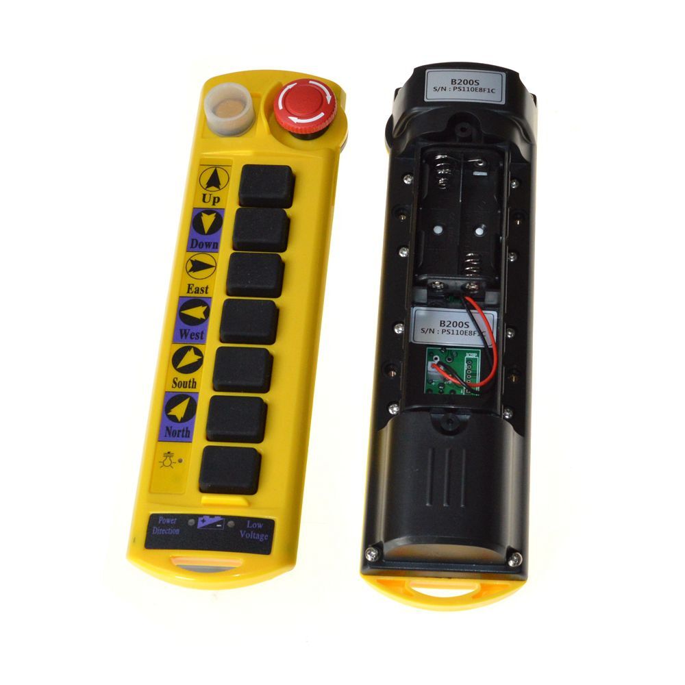 1 Speed 2 Transmitter 7 Channel Hoist Crane Radio Remote Controller