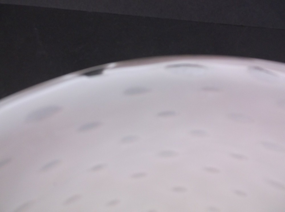 Mid century style glass candle dish