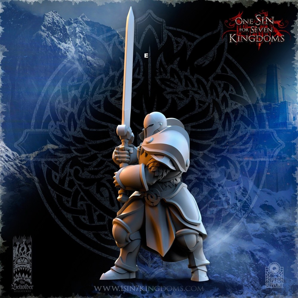 StormWolves Sunderers Great Sword | The Beholder Miniatures