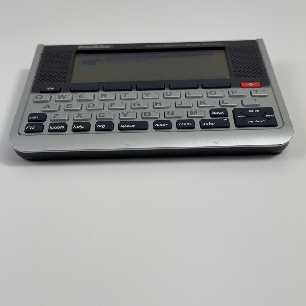 Franklin SCD-1890 Speaking Merriam Websters Collegiate Dictionary - Tested