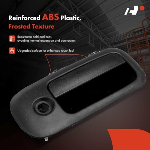 - Exterior Door Handle Passenger Side with Keyhole - Compatible Front Right