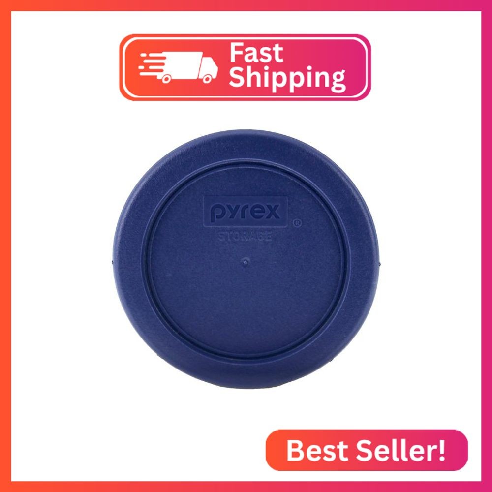 Pyrex 7202-PC 1113805 1 Cup Dark Blue Lid (4-Pack)