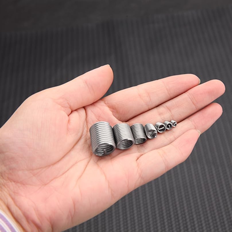 140 Pcs 304 Stainless Steel Wire Thread Inserts Sheath Helical One Size