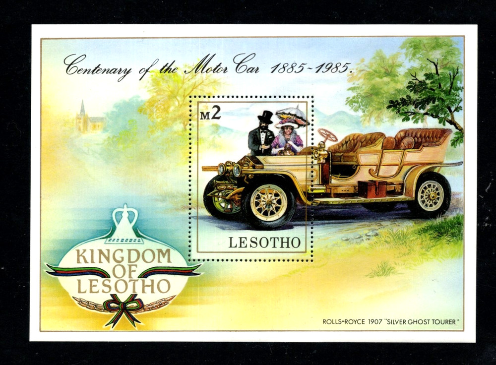 Lesotho 480 MNH Sheet Rolls Royce Silver Ghost   Nice Price