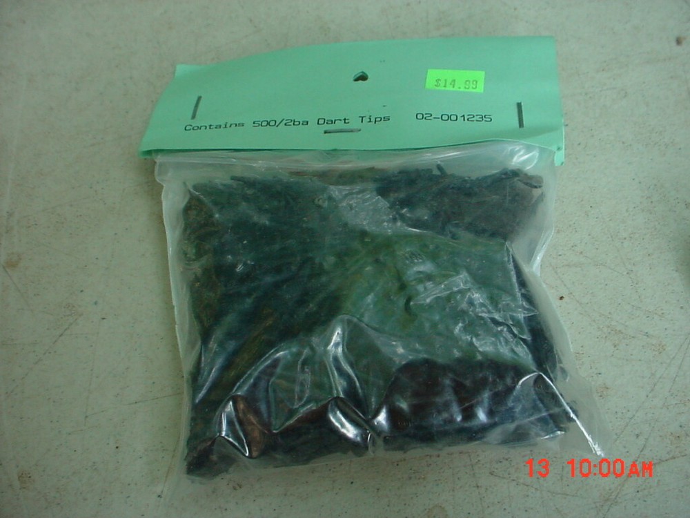 1,000 Darts Soft Tips 2ba Black