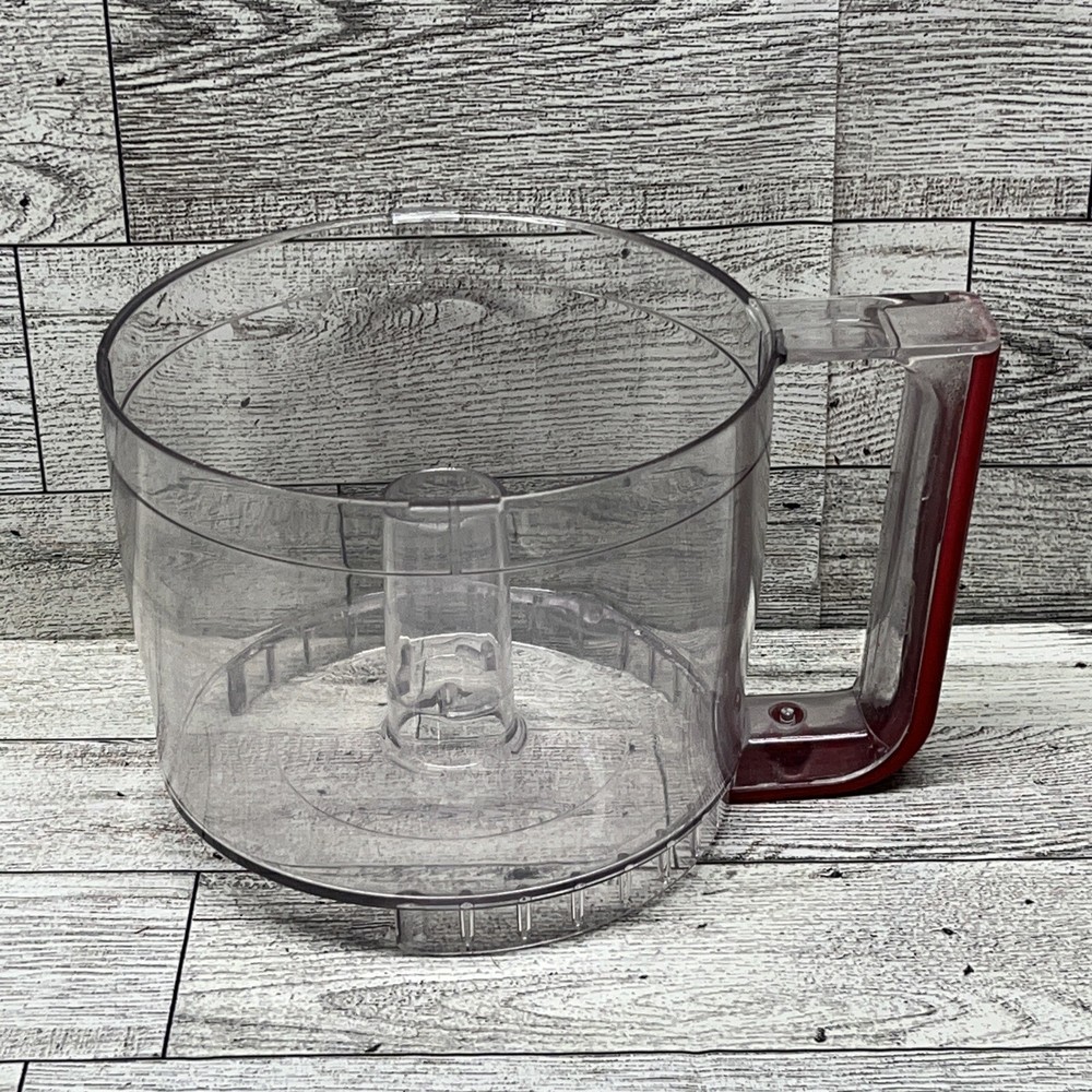 Cuisinart Mini-Prep Plus Replacement Part Metallic Red Work Bowl