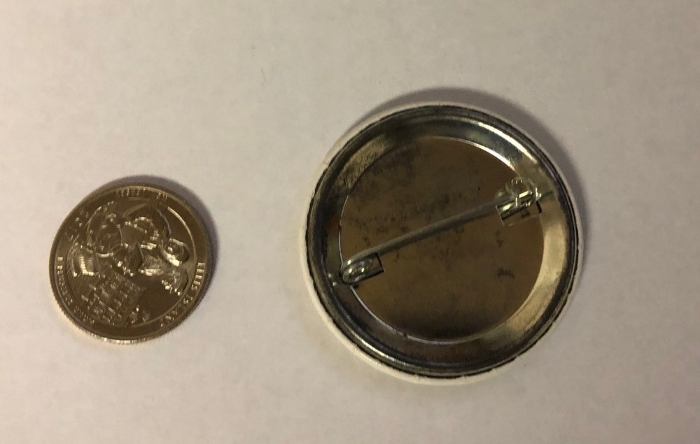 Friday's Westbury New York Button Pin