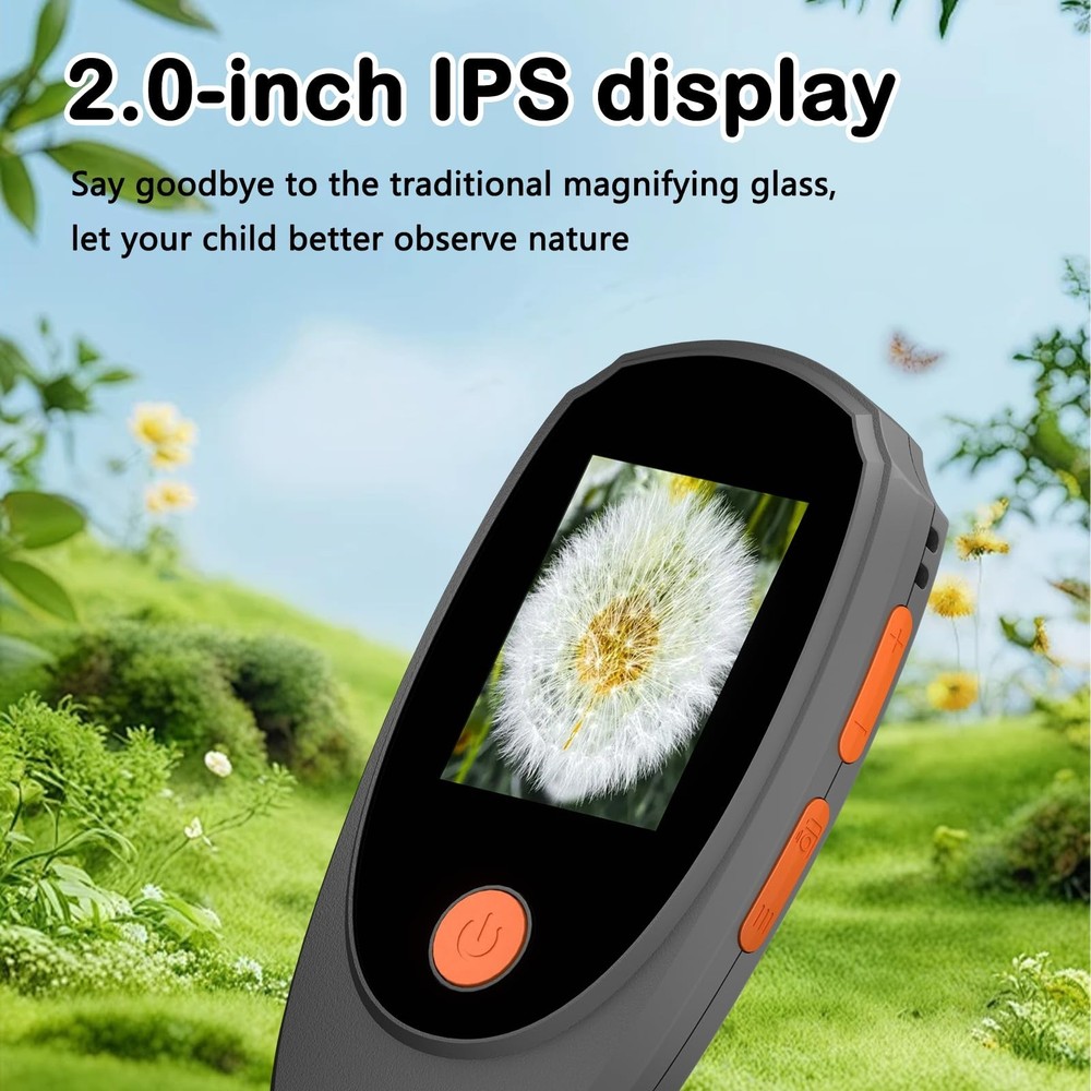 Portable Handheld Digital Microscope with 2.0 Inch IPS Color Display Screen NEW