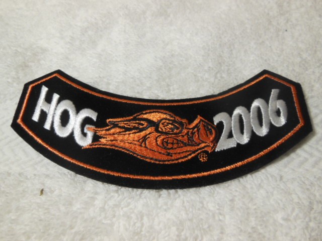 NEW HOG HARLEY DAVIDSON OWNERS GROUP 2006 PATCH & PIN SET