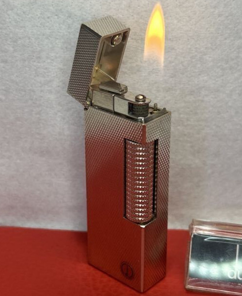 Overhauled Dunhill Rollagas lighter Silver d mark without box