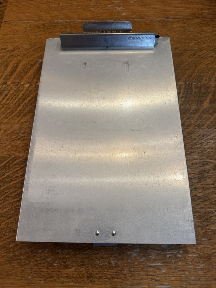Sanders Aluminum Clipboard With Storage Compartment