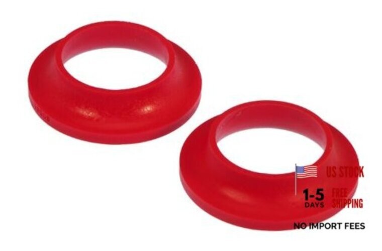 Prothane 7-1710 Red Rear Upper Coil Spring Isolator Kit
