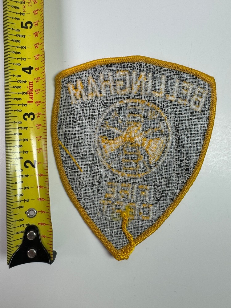 Bellingham Fire Massachusetts MA Patch G5
