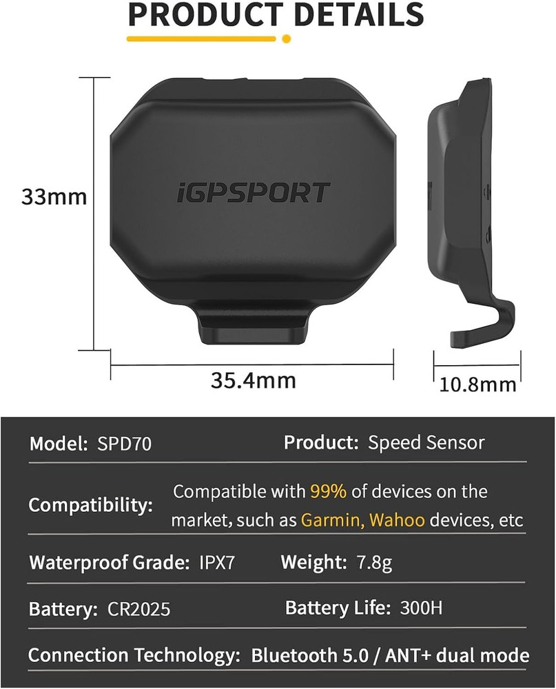 Igpsport BSC300T Wireless Bike Computer GPS, Touchscreen Offline MAP Navigation