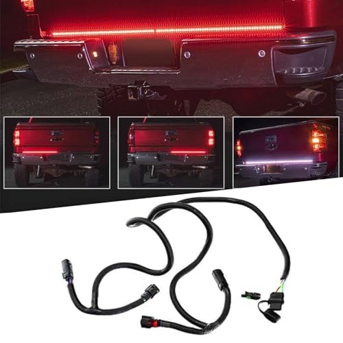 Tailgate Light Bar Harness with Reverse Wire, Tailgate Light Bar Adapter for