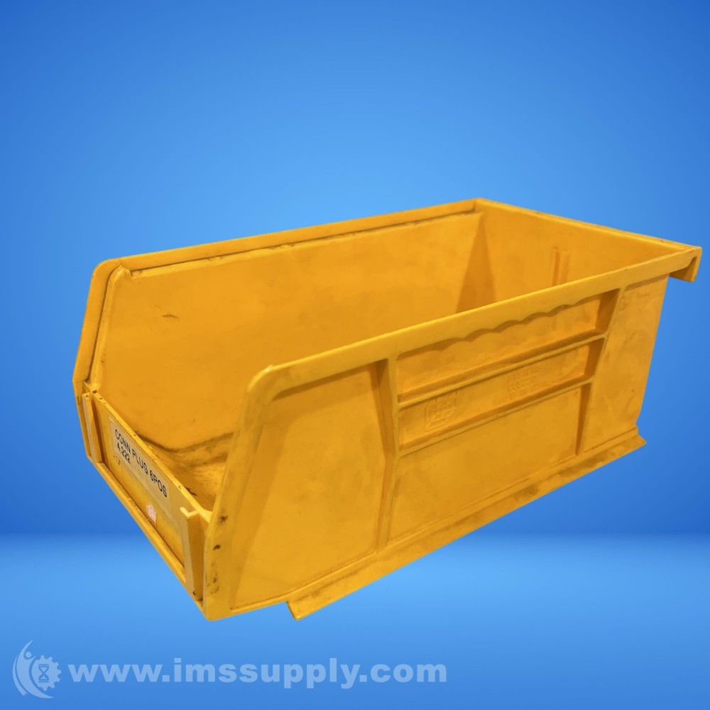 Quantum Storage Systems QUS220 Yellow Stackable Storage Bin USIP