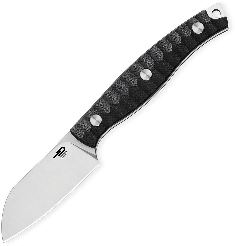 Bestech Knives Heidi Blacksmith 3 Fixed Blade Knife Black G10 Handle 4.5" Blade