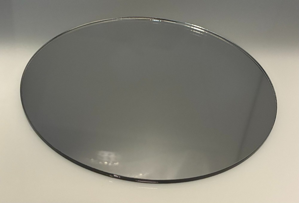 Acrylic Circle Disc - 1/8" Thick - Silver Mirror - 12" Diameter